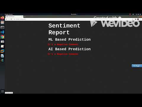Text and voice based sentiment analysis in english and hindi in Flask