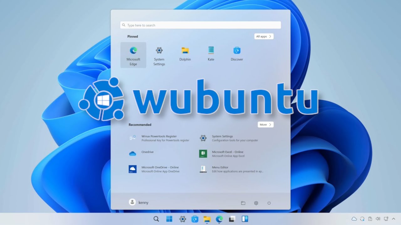 Wubuntu - An Illegal Windows Like Distro