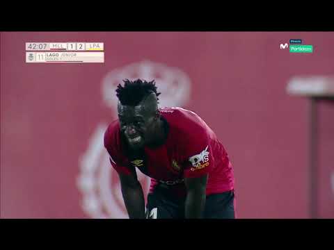 Mallorca vs Las Palmas | Gol Lago Junior (1-2) SONIDO AMBIENTE