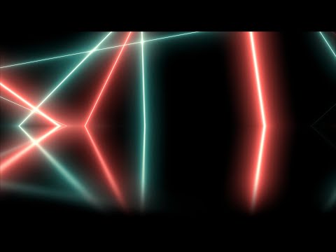 Multicolored Neon Lights Modern Animated Loop Background