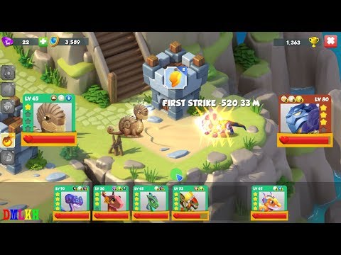 Attack the Enchant Dragon , Gameplay, Dragon Mania Legends -part 575