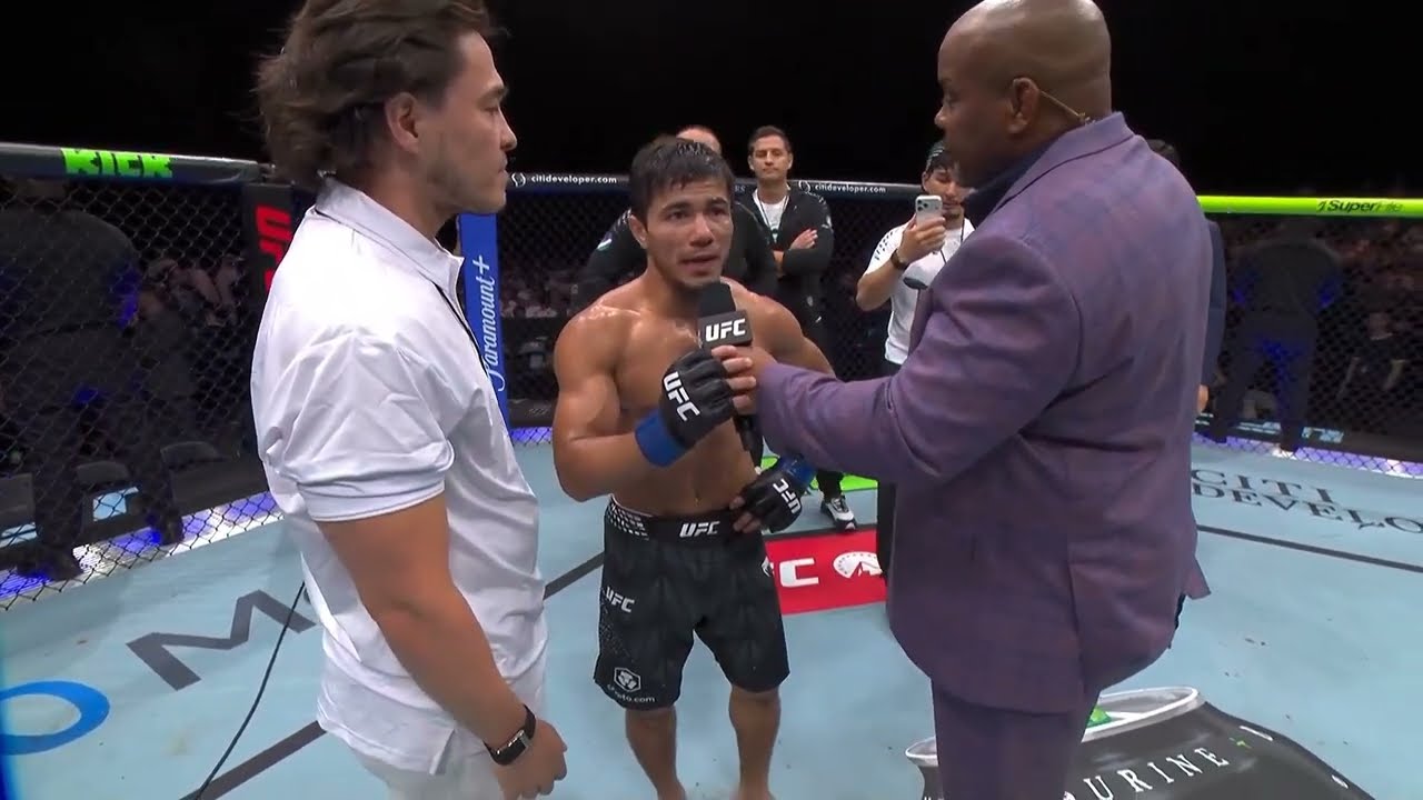 UFC Абу-Даби: Рамазан Темиров - Слова после боя