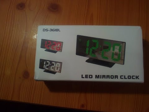 Led Mirror Clock DS-3618L Не работают.