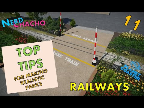 #11 - Park Railways - Planet Coaster Tutorial - Realistic Looking Parks in Planet Coaster