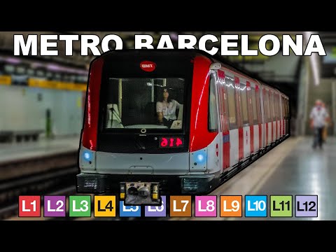 🇪🇸 Todas las Lineas - Metro de Barcelona (2021) (4K)