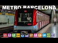 🇪🇸 All the Lines - Barcelona Metro / Todas las Lineas (2021) (4K)
