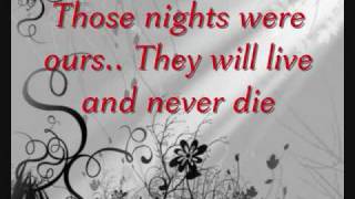 Skillet-Those Nights Lyrics