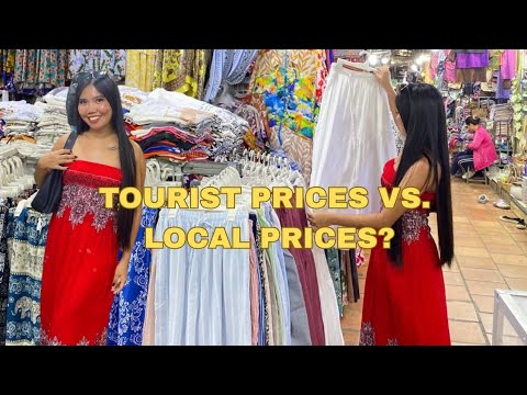 🇰🇭 CAMBODIAN MARKET SHOPPING: Tourist Prices vs Reality! 🛒