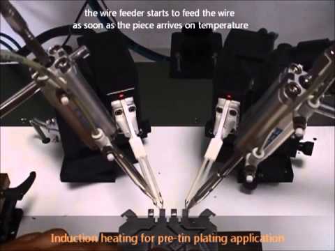 Pre tin plating application CEIA induction heating system