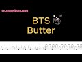 BTS Butter Drum Score Drum Sheet Music DRUM Transcription