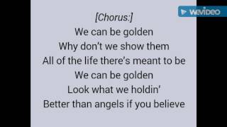Golden - Brandon Beal ft. Lukas Graham (Audio) (Lyrics Video)