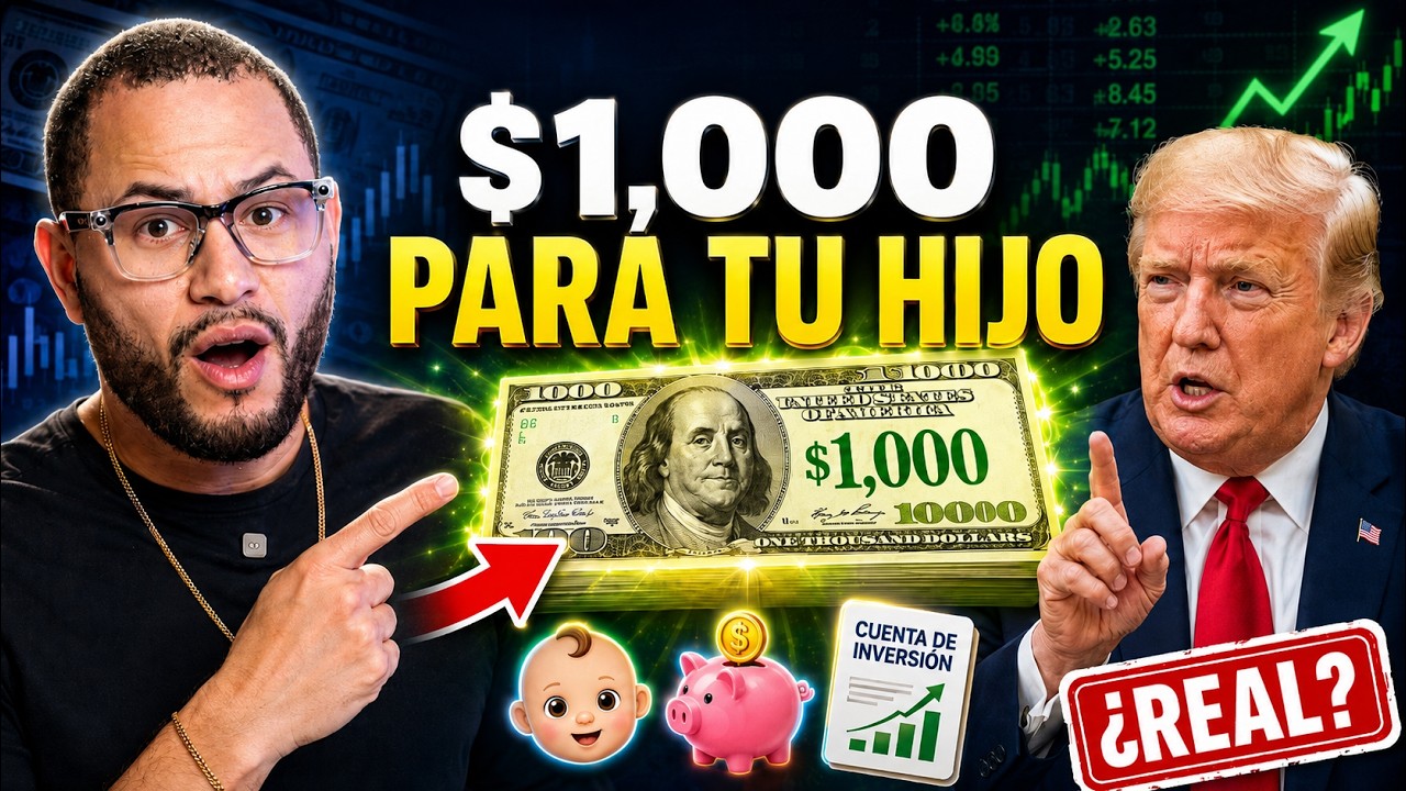 Que Son Las TRUMP ACCOUNT ($1,000 A CADA NIÑO?)