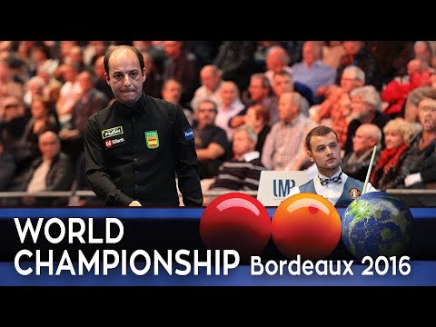 3-CUSHION WC Bordeaux 2016 - Pierre SOUMAGNE vs Daniel SANCHEZ