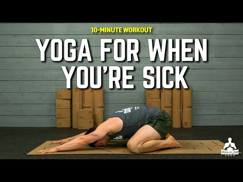 Yoga for When You’re Sick (Quick 10-Min Routine For When You Feel Like Poop)