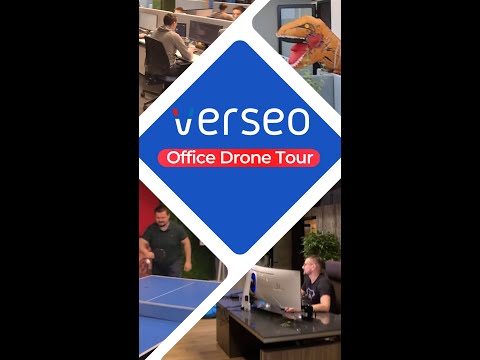 Verseo Office Drone Tour ❤️💙 Zobacz dzień z życia Verseo