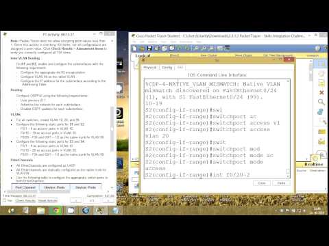CCNA 3 Packet Tracer Activity 3.3.1.2 solution