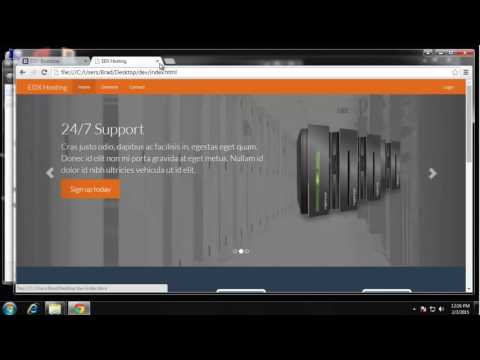 Learn How to Create a Web Hosting Template Part 2