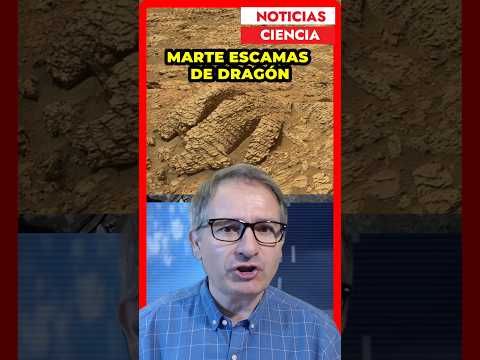 ¿QUÉ SON las rocas con "ESCAMAS de DRAGÓN" halladas en MARTE? #nasa #space #science  #curiosidades