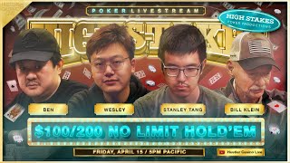SUPER HIGH STAKES $100/200/400!! Stanley Tang Bill