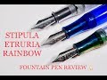 Stipula Etruria Rainbow Review 14k Flex T Flex V Flex