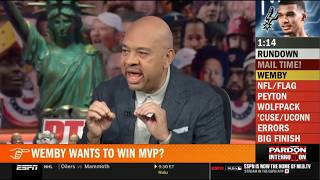 Pardon The Interruption | Michael Wilbon: Wemby is clearly NBA MVP right now over SGA &amp; Jaylen Brown