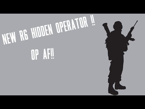 Rainbow 6 Hidden op operator !!! 2019 new glitch