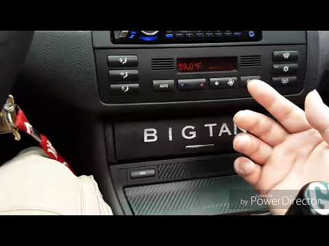 How to use the climate control on a BMW E46