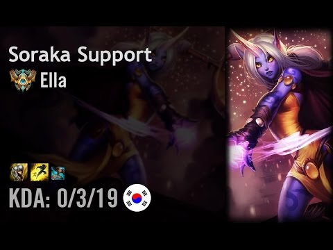 Soraka Support vs Nami - Ella - KR Challenger Patch 6.11