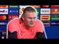 'Messi THE BEST THAT'S EVER PLAYED! I want to WIN IT ALL AGAIN!' | Erling Haaland | Pre Copenhagen