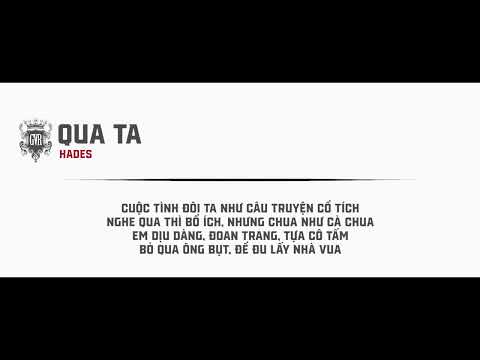 Hades - Qua Ta ft. Black T [Video Lyrics] @Hadesrapviet #blackt #rapviet #nhacrap #hiphopmusic