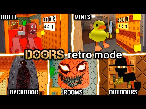 DOORS: "Retro Mode" [All Floors & Subfloors] | Full Walkthrough | Roblox