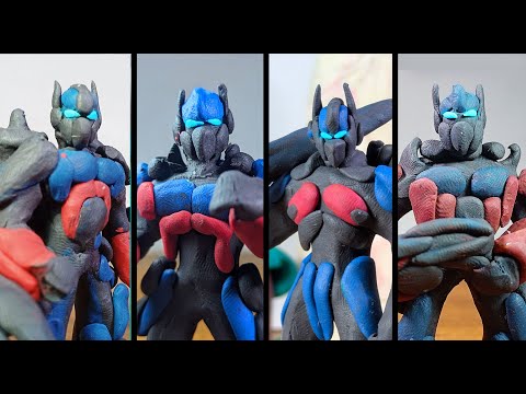 All OPTIMUS PIMES Transform - Short Flash Transformers (Stop Motion)