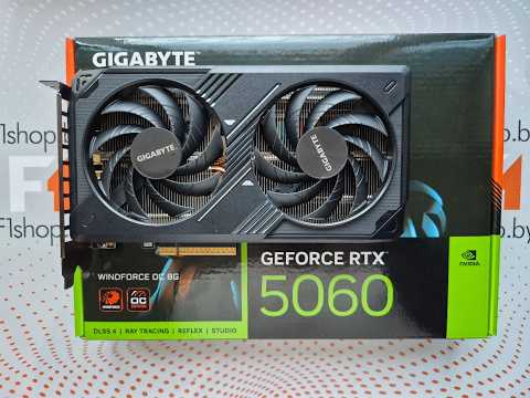 фото видеокарта gigabyte geforce rtx 5060 windforce oc 8g gv-n5060wf2oc-8gd бу 0