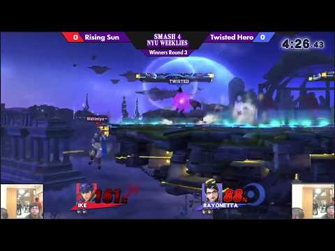 Rising Sun (Ike) vs TwistedHero (Bayonetta) - WQ - NYU Fall '17 Weekly #9