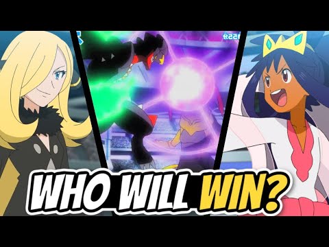 Haxorus (Iris) vs Mega Garchomp (Cynthia) AMV - Pokemon Journeys 117