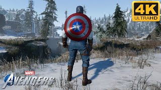 MCU CAPTAIN AMERICA THE FIRST AVENGER GAME Combats Gameplay (4K) | MARVEL'S AVENGERS