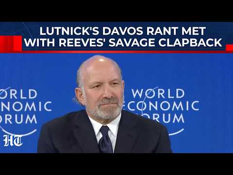 Davos Debate Turns Sharp: UK FM Reeves Reminds Trump's Top Man Lutnick That US & Europe Need Allies