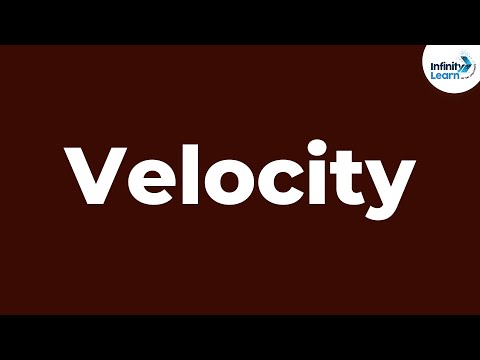 What is Velocity? -  Full Concept of Velocity - Physics | Infinity Learn