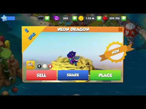 How to get neon dragon in dragon mania legends