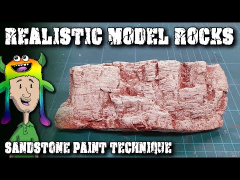 Modelling Realistic Rocks - Sandstone Paint Technique