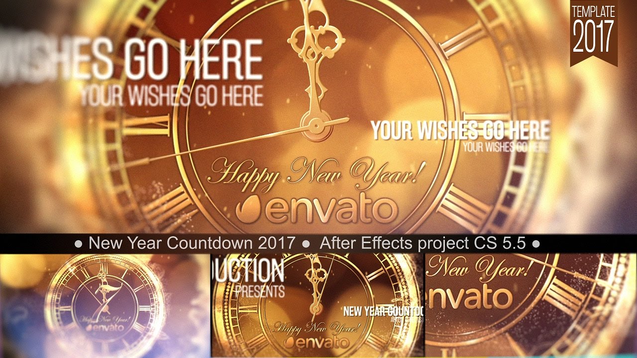 New Year Countdown 2020 1080P After Effects Template No Plug-ins