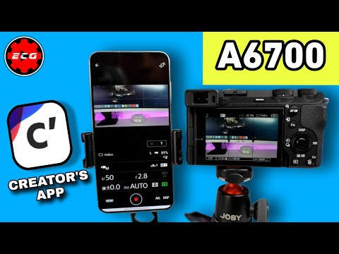 SONY Creator’s App en Sony A6700