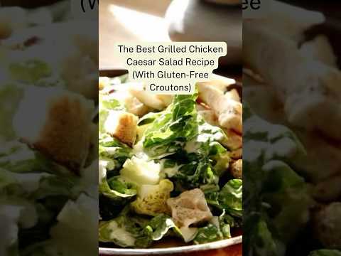 🥗 The Ultimate Grilled Chicken Caesar Salad (Healthy & Delicious!) 🔥