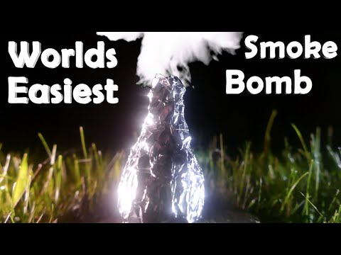 The Easiest Way To Make a Smoke Bomb Ever! - Cool Spy Device