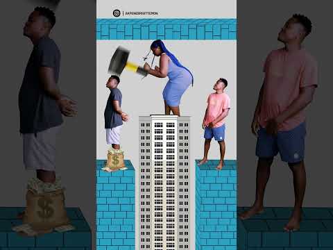 Rich vs broke mentality visualized #comedy #wealth