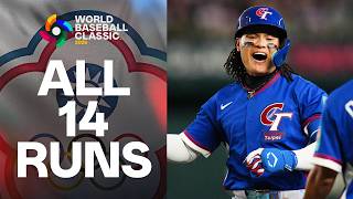 Download lagu ALL 14 RUNS: Team Chinese Taipei wins their first 2026 World Baseball Classic game! 😤 mp3