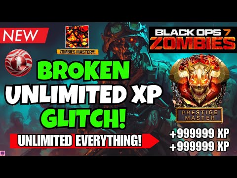 *NEW* BO7 SOLO UNLIMITED XP GLITCH! EASY CAMO GLITCH + AFK GODMODE LEVEL 1000 (BO7 ZOMBIES GLITCH)