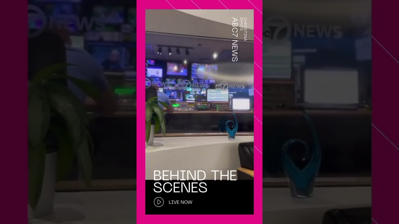 Behind the Scenes at a TV Studio