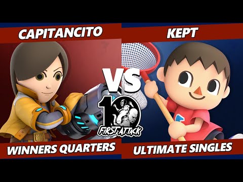 First Attack 2022  - Capitancito (Mii Gunner) Vs. kept (Villager) Smash Ultimate Tournament