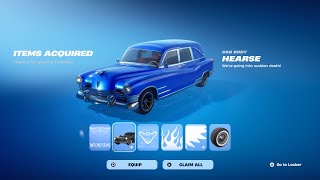 How To Get Hearse Car Body For FREE! (Fortnite Rocket League)